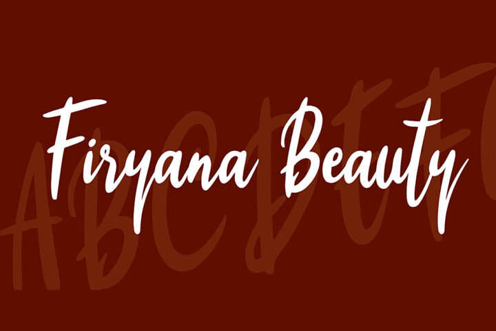 Firyana Beauty – Free Font