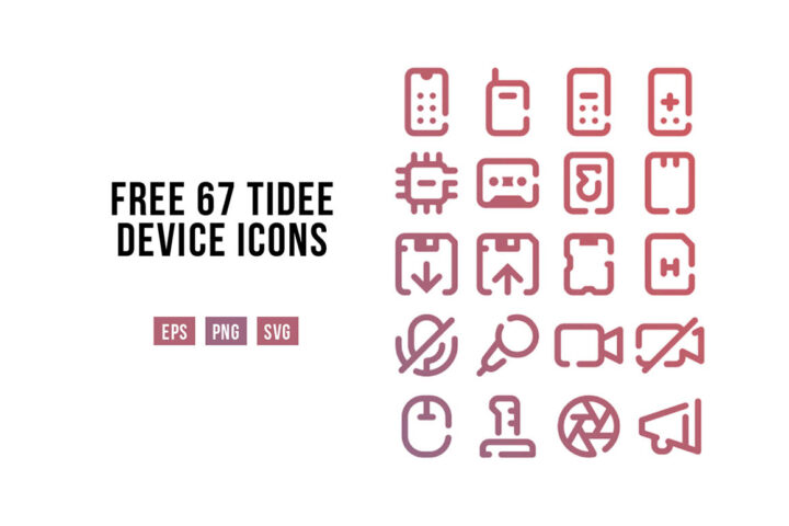 Free 67 Tidee Device Icons
