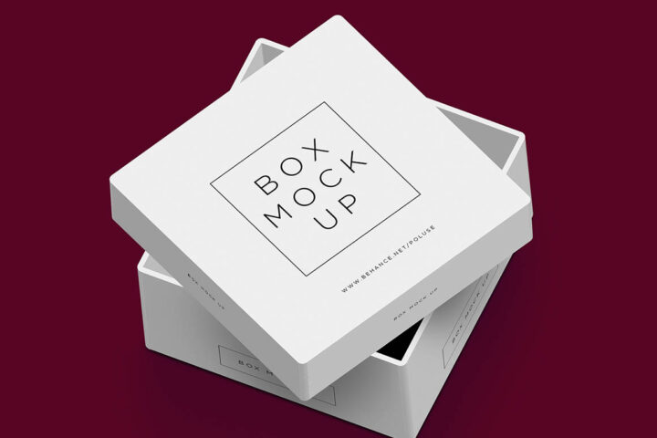 Free PSD Packaging Box Mockup