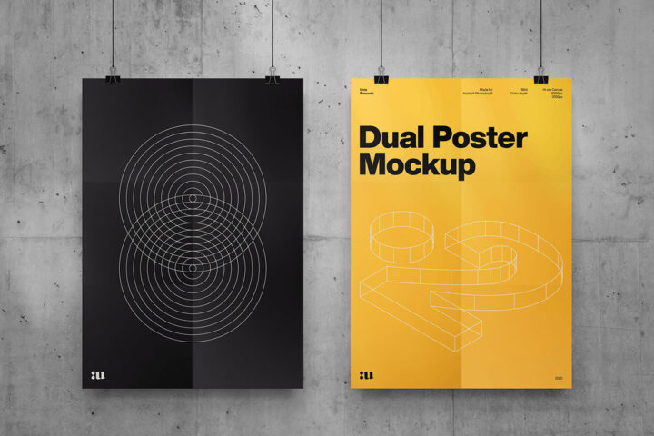 Dual Poster – Free Mockup