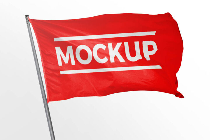 Free Flag Mockup