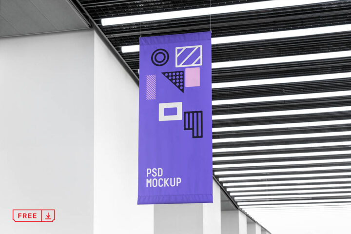 Free Flag Mockup