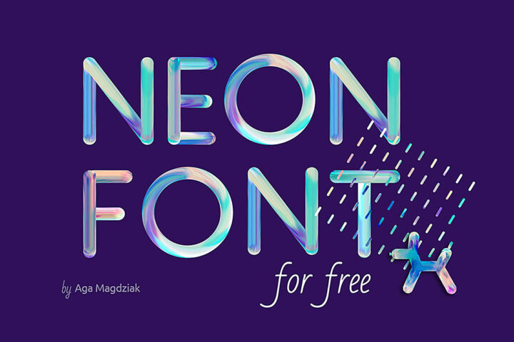 Free Neon Lettering