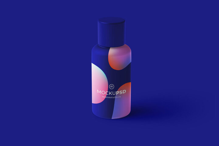 Frosted Bottle – Free Mockup