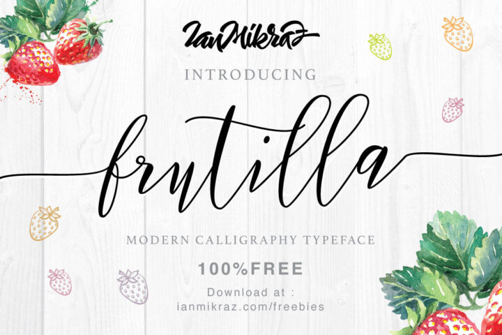 Fruitilla – Free Script Font