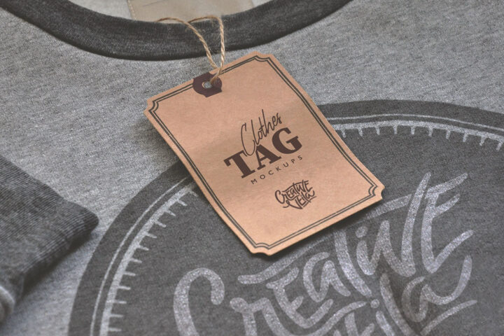 T-shirt Paper Tag – Free Mockups