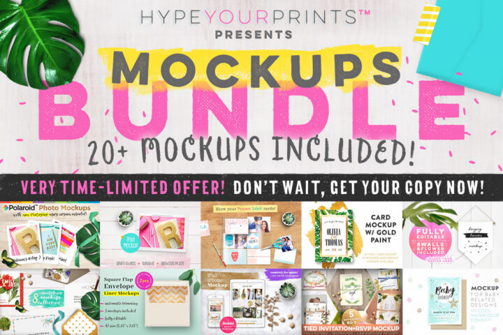 Promo Mockups Bundle – 20 Sets