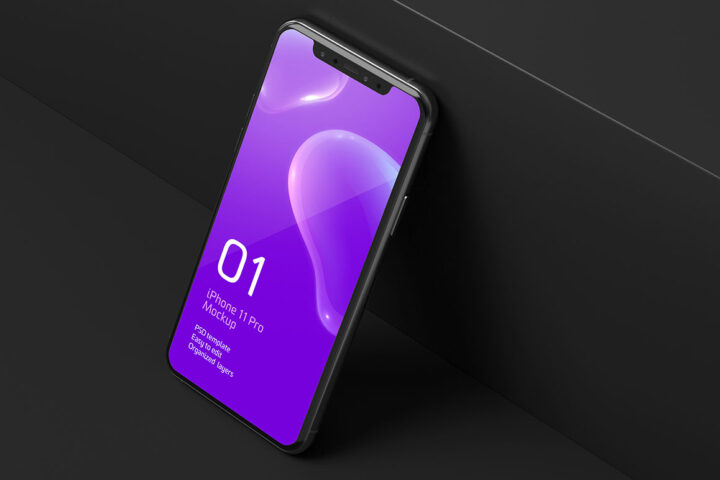 Dark iPhone 11 Pro – Free Mockup