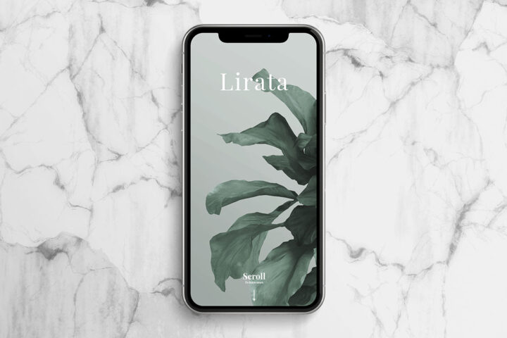iPhone on Marble – Free Mockup