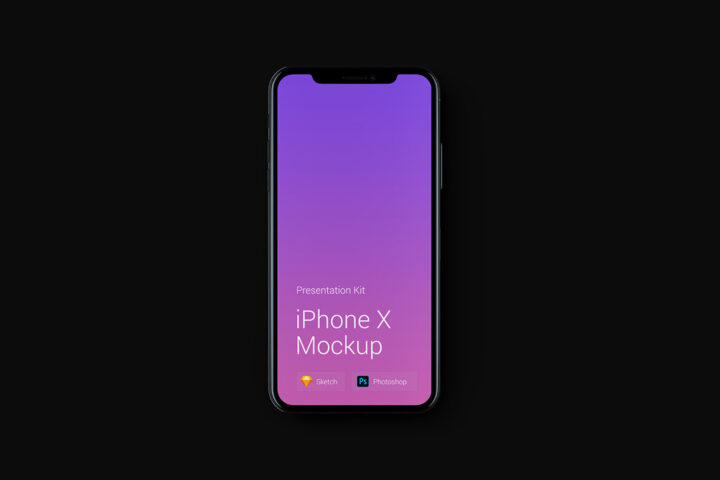 iPhone X – Free PSD Mockup