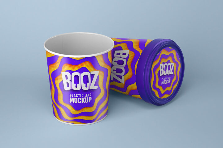 Ice Cream Paper Jar – Free Mockup