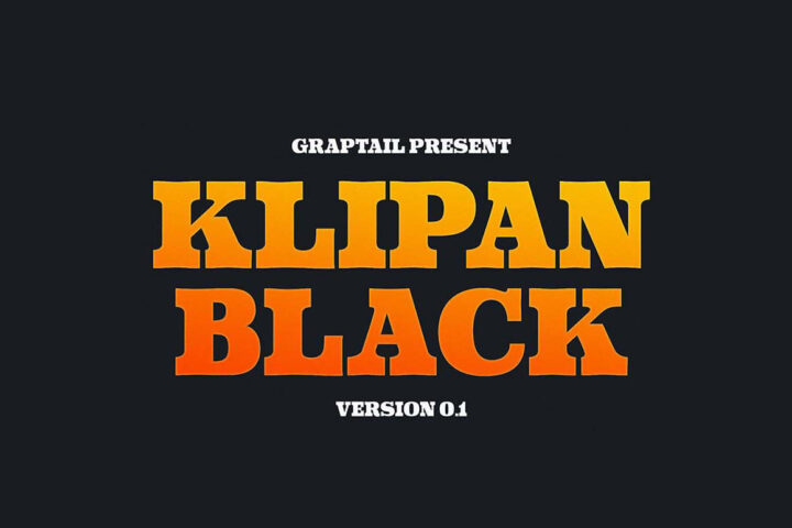Klipan Black – Free Font