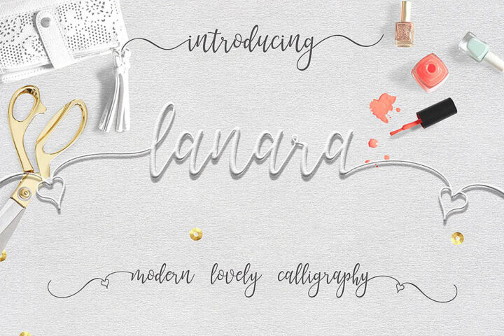 Lanara – Free Script Font