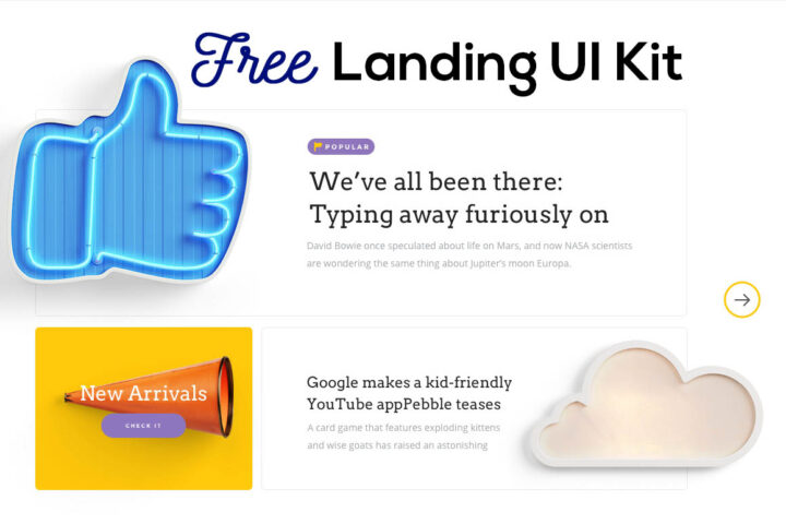 Landing Free UI Kit