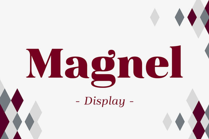 Magnel Display – Free Font