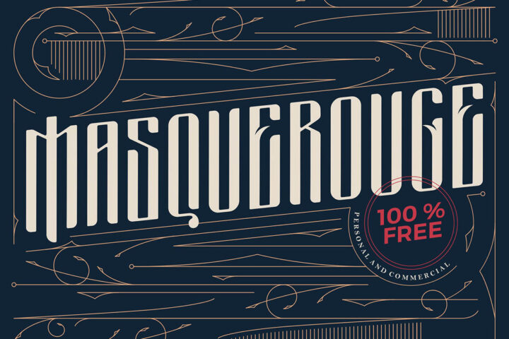Masquerouge – 4 Free Fonts