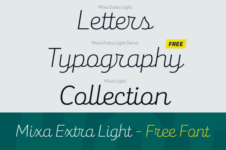 Mixa Extra Light – Free Font