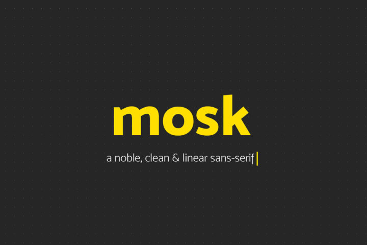 Mosk – Free Font Family