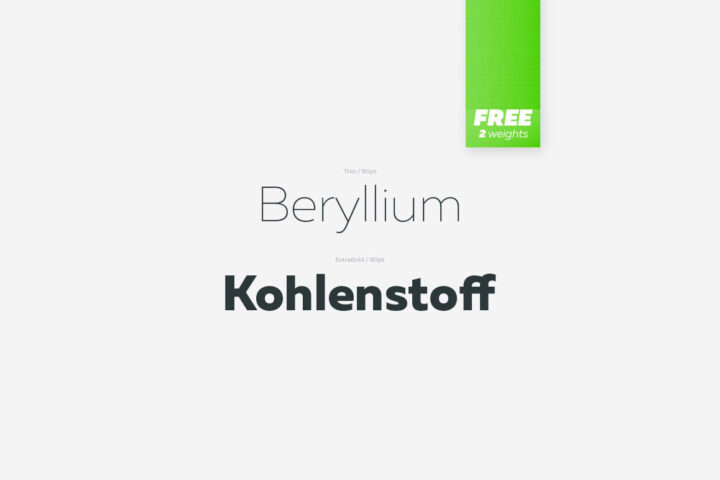 Muller Thin & Extra Bold – Free Fonts