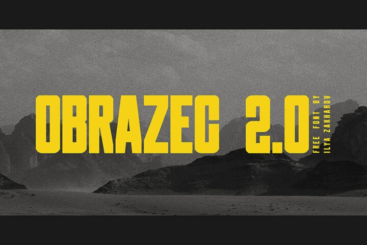 Obrazec – Free Font