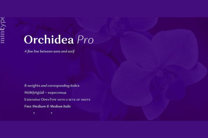 Orchidea Pro Medium & Medium Italic – Free Font