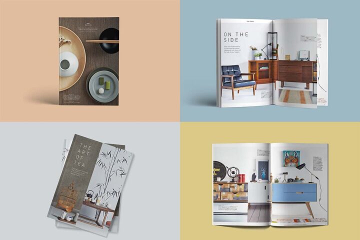 4 Free Book Mock-ups