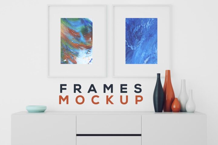 Free Double Frame Mock-up