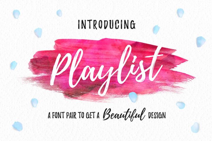 Playlist Script – Free Font