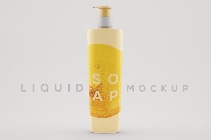 Free Liquid Soap Mock-up