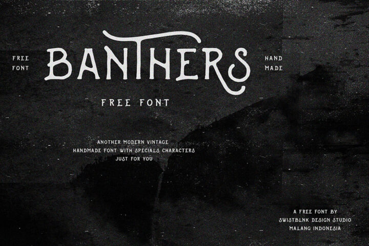 Banthers – Free Vintage Font