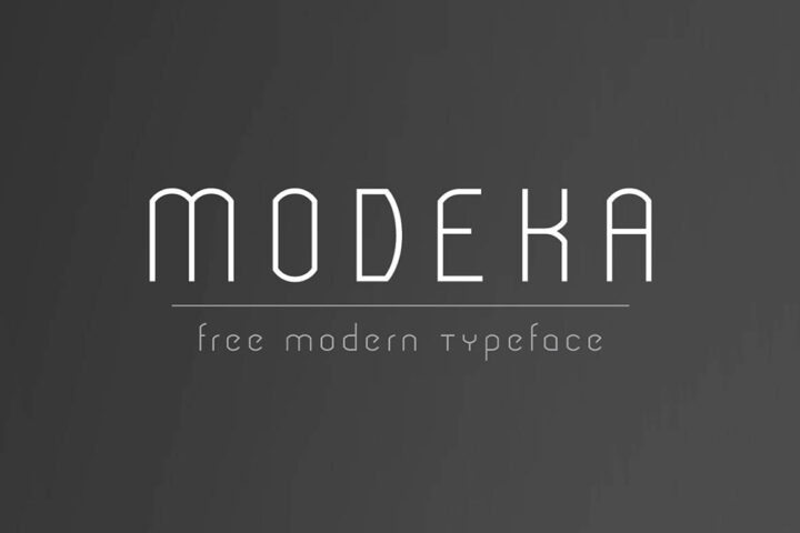 Modeka – Free Modern Font
