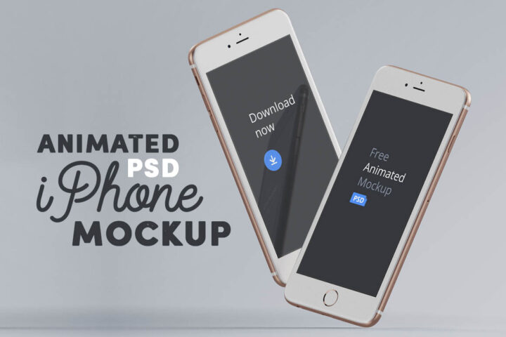 Free Animated iPhone Mock-up