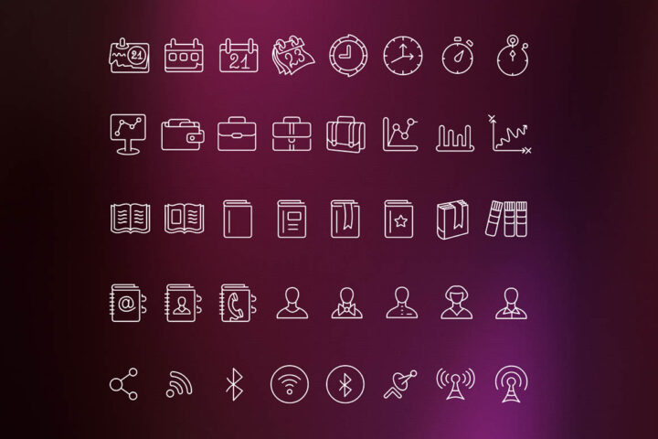 Free Outline Icons From PixelKit