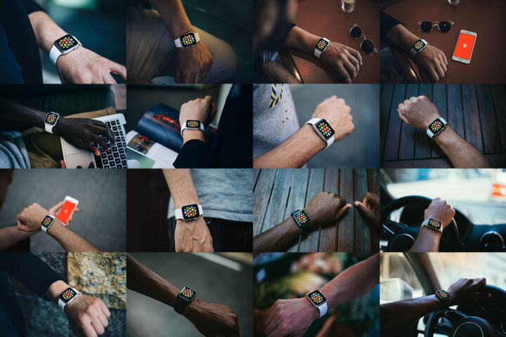16 Free iWatch Mock-ups