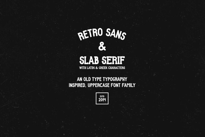 Retro Sans & Serif – Free Font