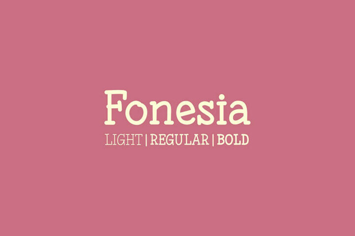 Fonesia – Free Font