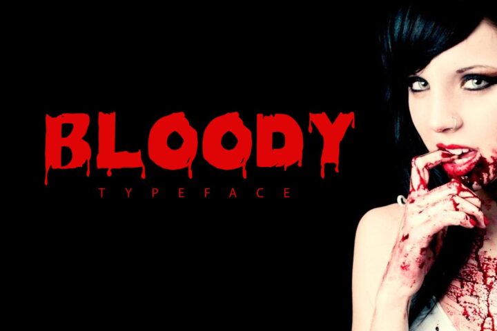 Bloody – Free Font