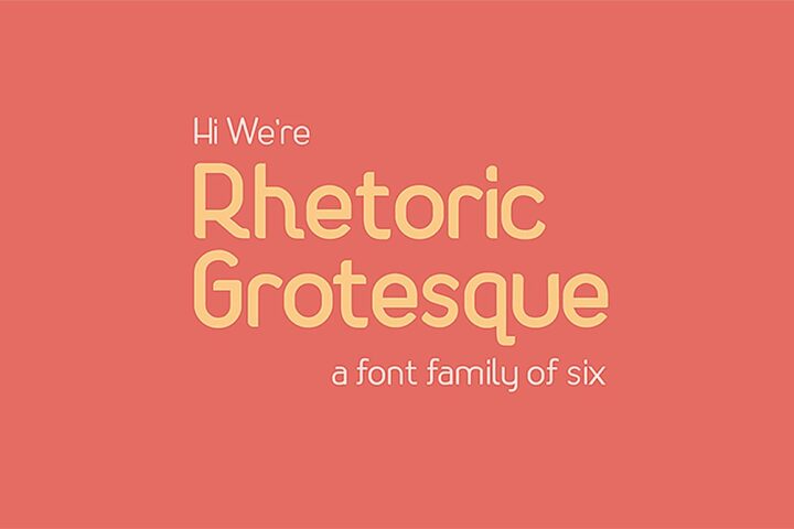 Rhetoric – Free Font Family