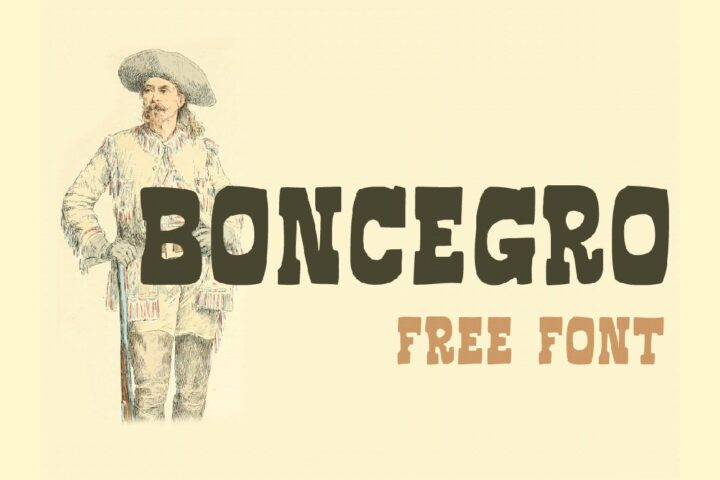 Boncegro – Free Serif Font