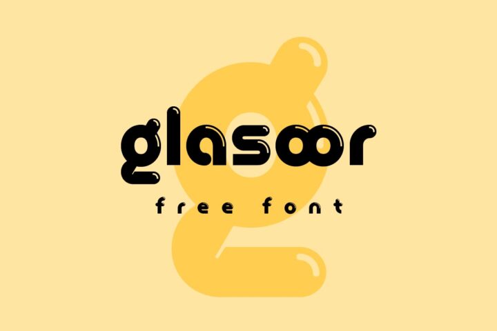 Glasoor – Free Font