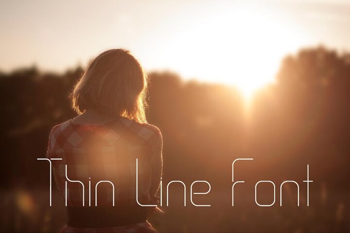 Thin Line – Free Font