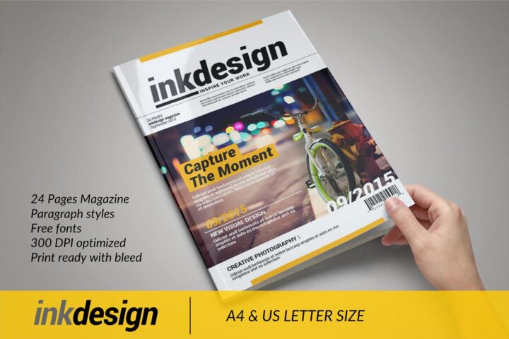 Free Magazine Print Template