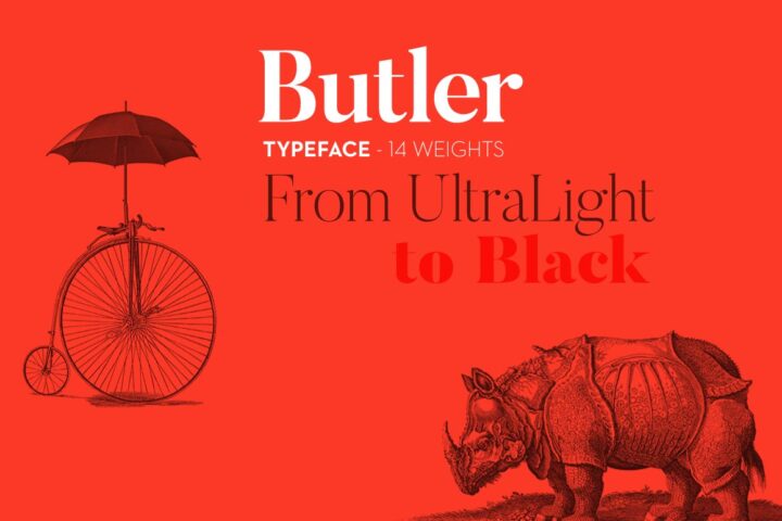 Butler – Free Font Family