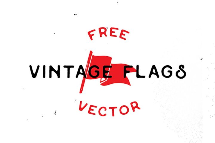 Vintage Flags – Free Vectors