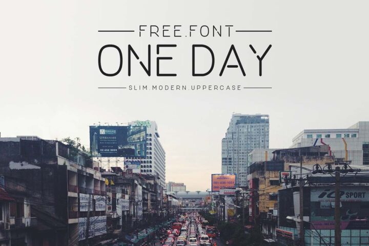 ONE DAY – Free Font