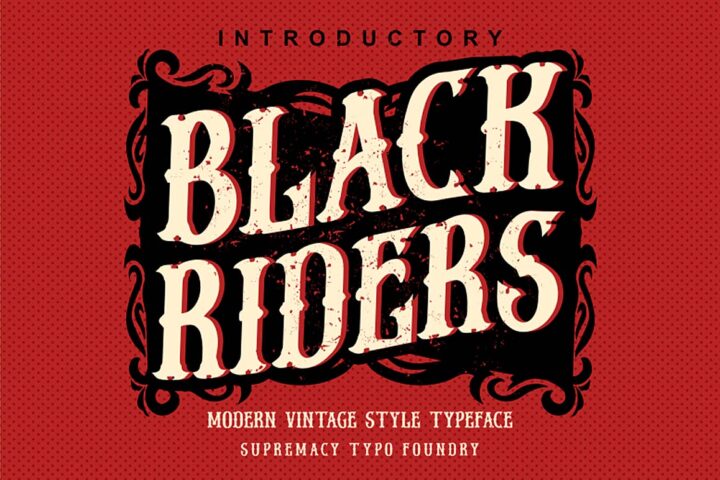 Black Riders – Free Font