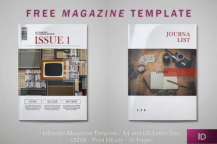 Free Multipurpose Magazine Template