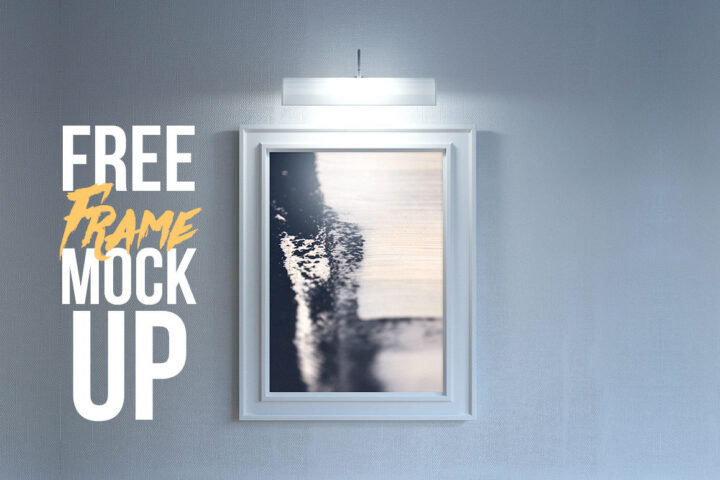 Frame With Light – Free Mock-up
