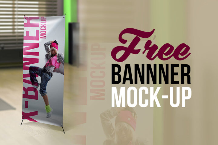 Free Presentation Banner Mock-up