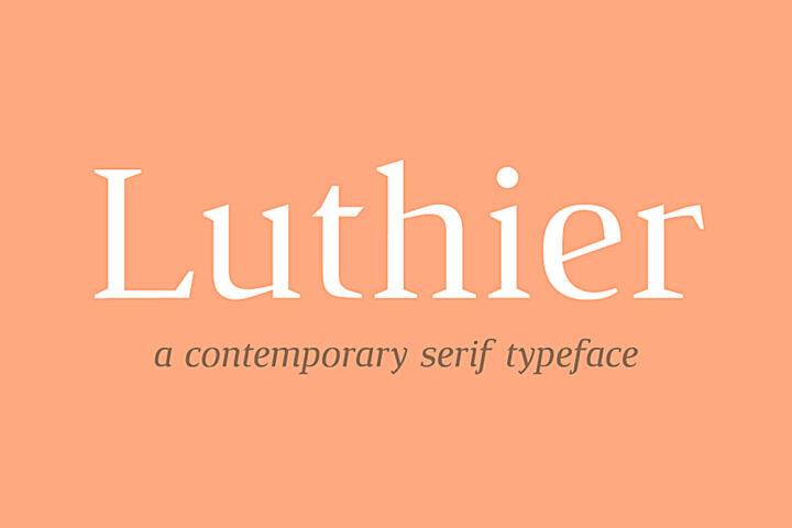 Luthier – Free Serif Font